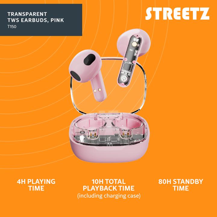 Actual product image Streetz T150 (No noise cancellation, 10 h, Wireless)