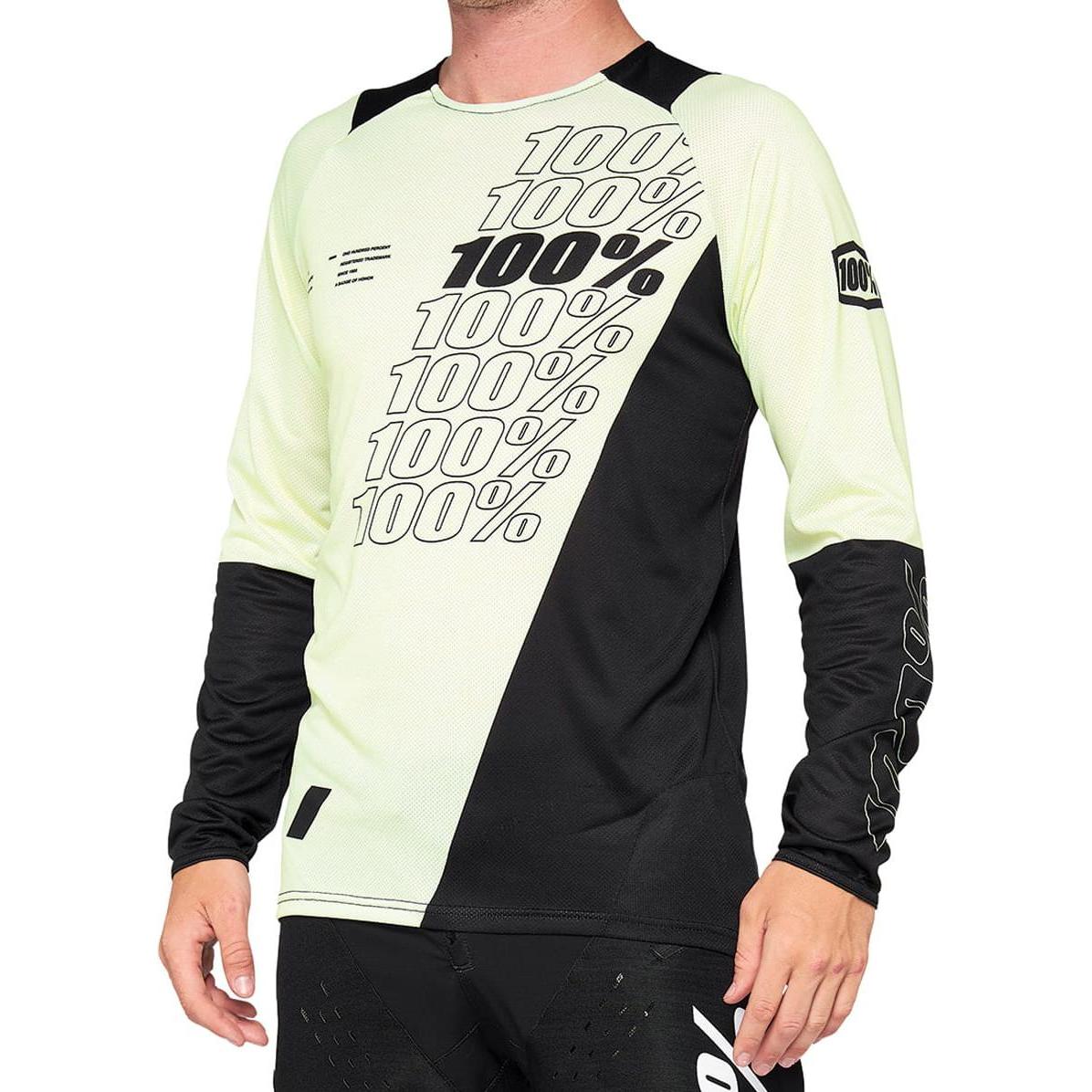 100%, Herren, Velotrikot, R-Core Herren Biketrikot (M), Gelb, Schwarz, M