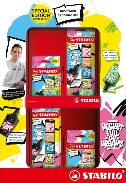 Produktbild STABILO Boss Mini Snooze 72erdisp (72x)