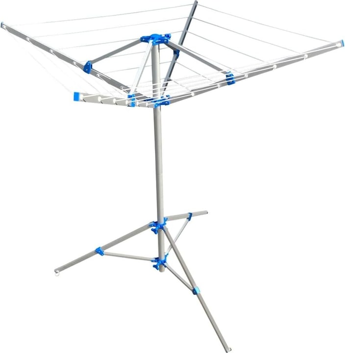 ProPlus Wäschespinne mit Standfuss inkl. 3 Heringe (20 m)