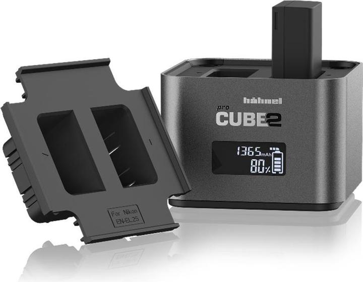 Actual product image Hähnel ProCUBE 2 plate for Nikon EN-EL25 battery camera charger (Camera battery charger)