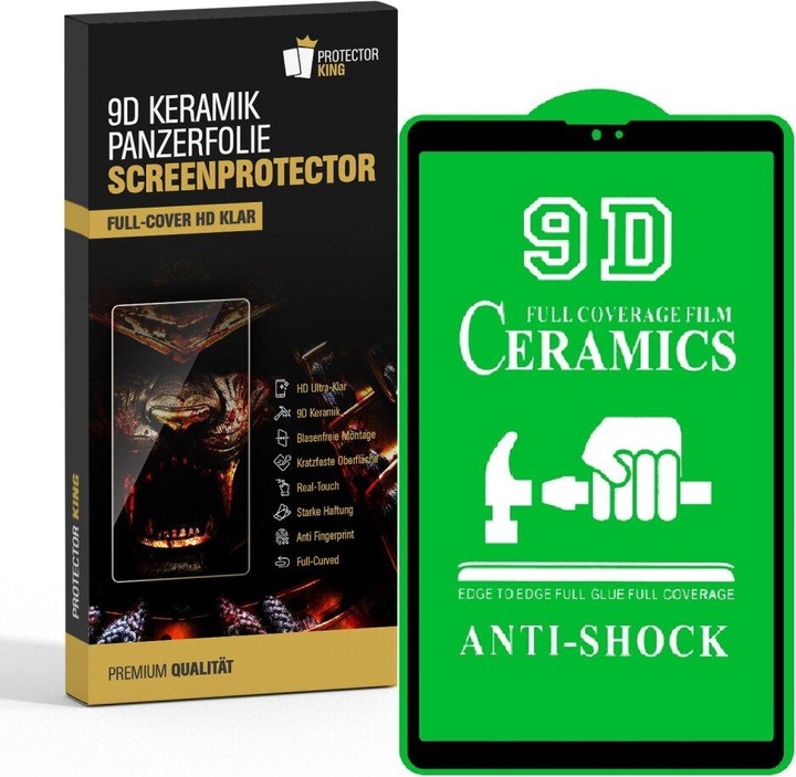 Produktbild Protectorking 3x Ceramic-Glass Full Cover HD Klar (3 Stück, Galaxy Tab A7 Lite)