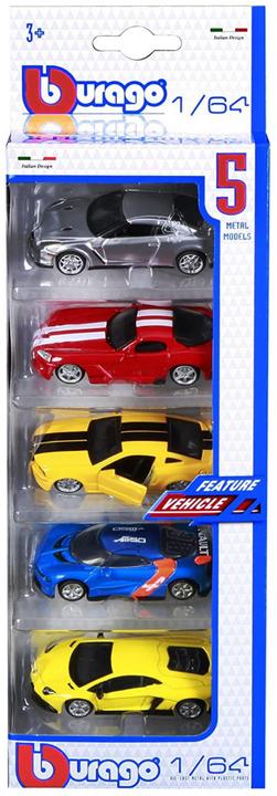 Burago SET 5 1/64. VEHICLES