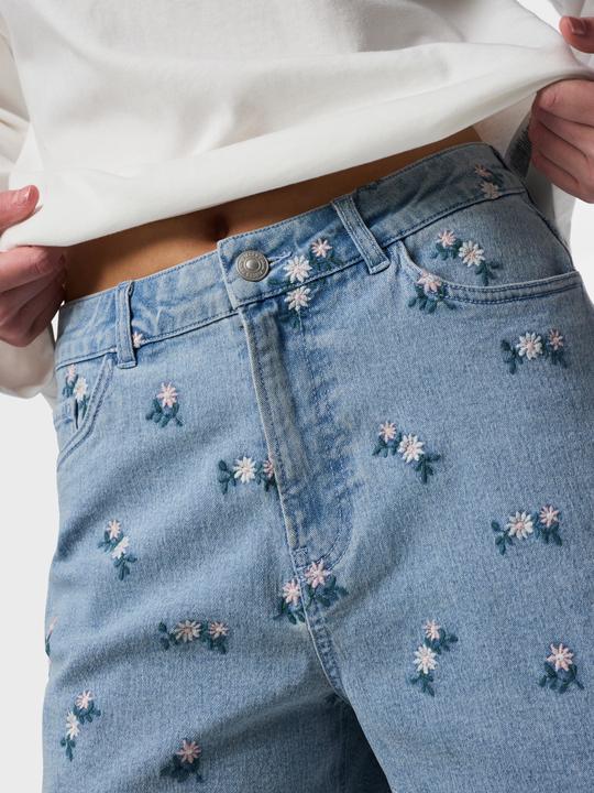Image du produit Pieces Pcflora Hw Denim Emb Shorts Noos (M)