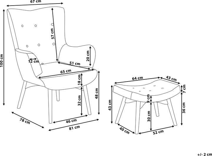 Actual product image Beliani Vejle