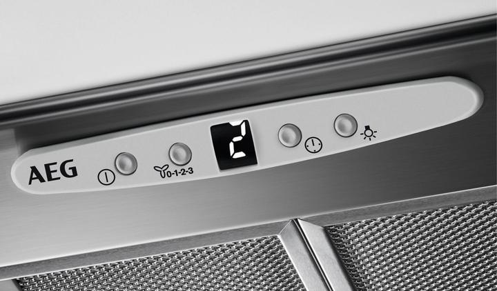 Produktbild AEG DGB3850M Eingebaut Edelstahl ³/h C (Flachschirmhaube)