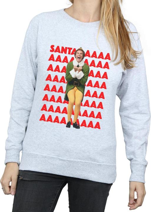 Immagine prodotto Elf Buddy Santa Scream Felpa Donna (M)