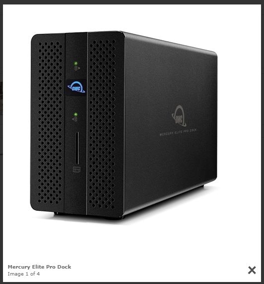 Actual product image OWC Mercury Elite Pro Dock TB3