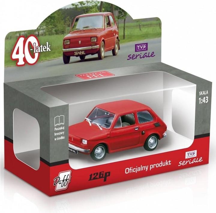 Produktbild Daff Fiat 126P vierzig Jahre alt, rot