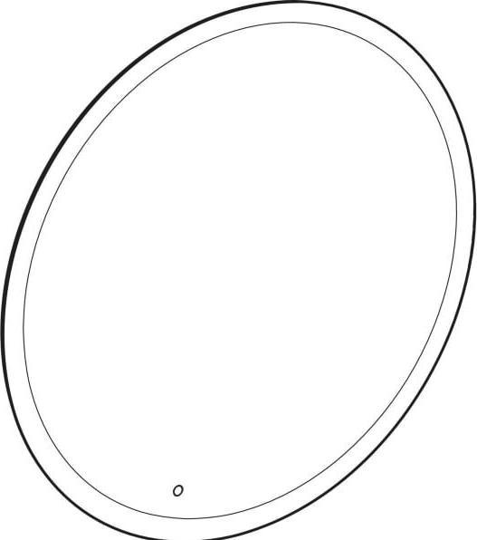 Actual product image Geberit Option Round illuminated mirror, direct and indirect lighting, 502.79 (Ø 95.5 cm)