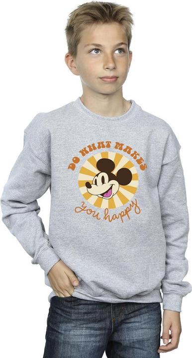 Image du produit Disney - Sweat MICKEY MOUSE DO WHAT MAKES YOU HAPPY - Garçon (104)