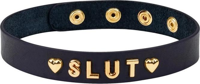 Productafbeelding Liebe Seele Leren halsband "Slet"