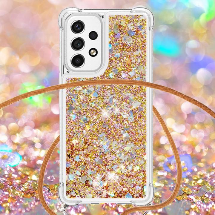Immagine prodotto Cover-Discount Galaxy A53 5G - Custodia con cordino oro