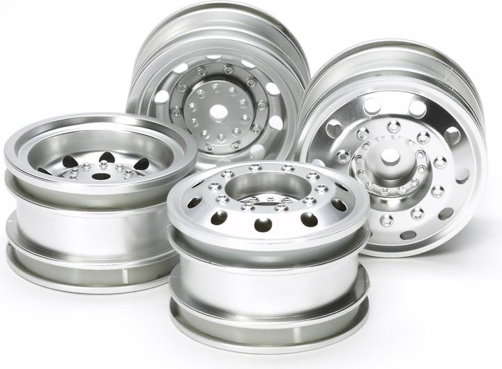 Produktbild Tamiya 1:10 Felgen Race Truck (2+2) silber