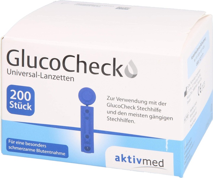 Produktbild Aktivmed GLUCO CHECK Universal-Lanzetten, 200 St LAN (Lanzette)