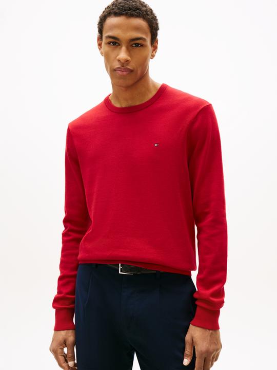 Produktbild Tommy Hilfiger Einfaches Baumwoll-Crewneck-Pullover (XL)