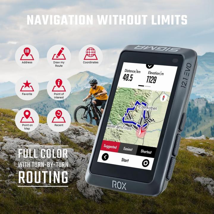 Actual product image Sigma Sport ROX 12.1 Evo