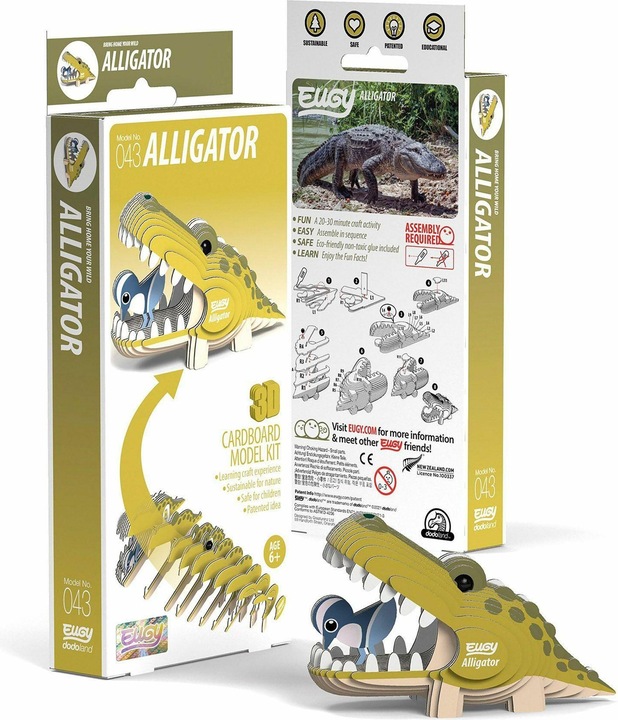 Actual product image Eugy 3D Craft Set Alligator (MQ6)