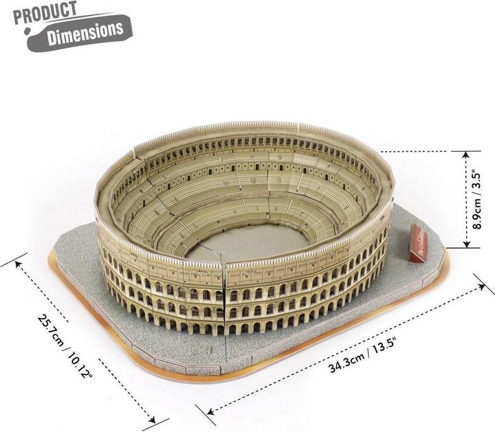 Produktbild Cubicfun Cubic Fun - The Colosseum 3D 131 pcs (200976) (131 Teile)