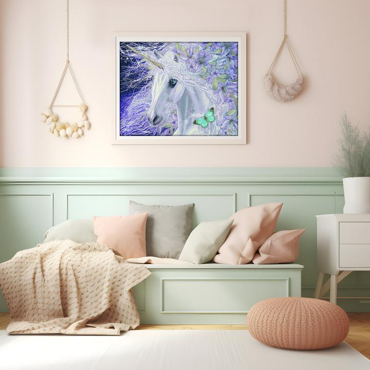 Actual product image Diamond Dotz Diamond Painting Einhorn Lilien