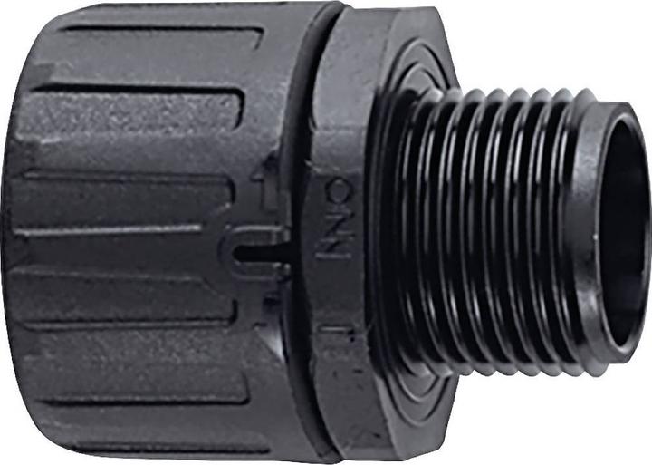 Actual product image HellermannTyton Connection fitting nominal width=67 black straight (7 cm)
