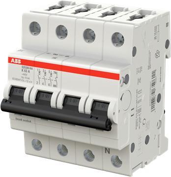 Actual product image ABB S203M-K63NA Automatic circuit breaker K-Char., 2CDS273103R0607