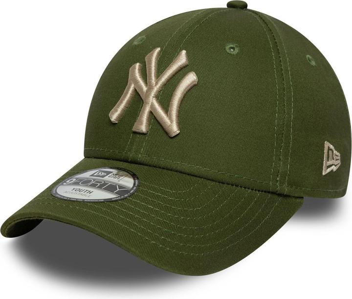 Produktbild New Era 9Forty Kinder Cap - New York Yankees oliv - Youth (54, 55, 56)