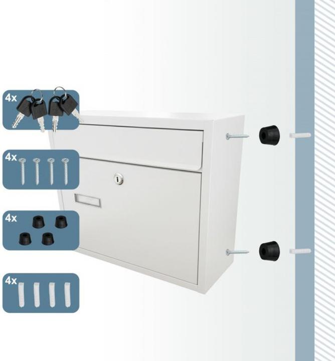 Actual product image Relaxdays mailbox