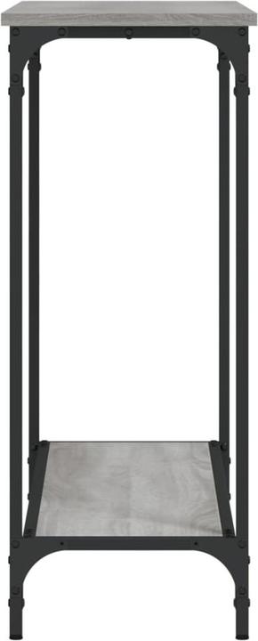 Image du produit vidaXL Table console Gris Sonoma 101x30,5x75 cm