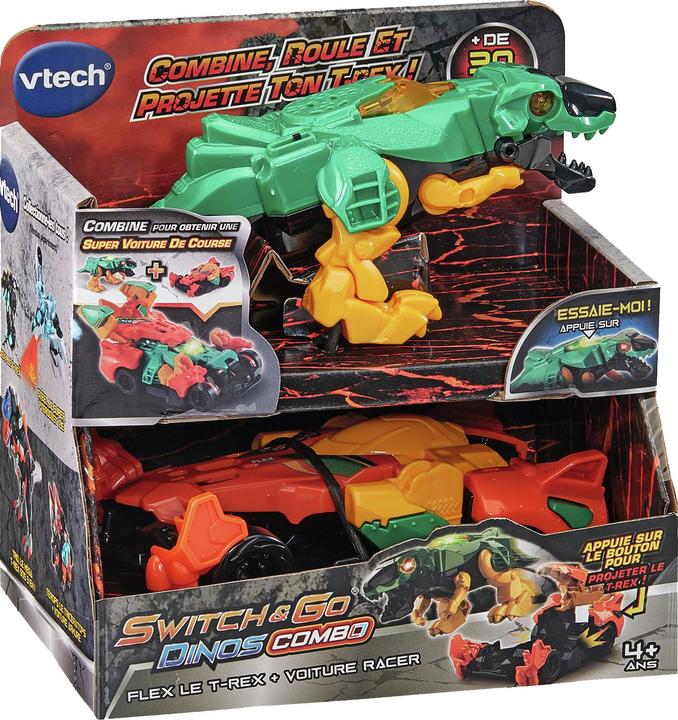Produktbild VTech Petis Switch & Go Dinos Combo (differents models) (Französisch, 3 - 8 Jahre)