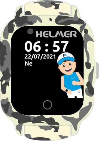 Actual product image Smart touch watch with GPS locator and camera - LK 710 4G Å¡edÃ© for kids (4G)