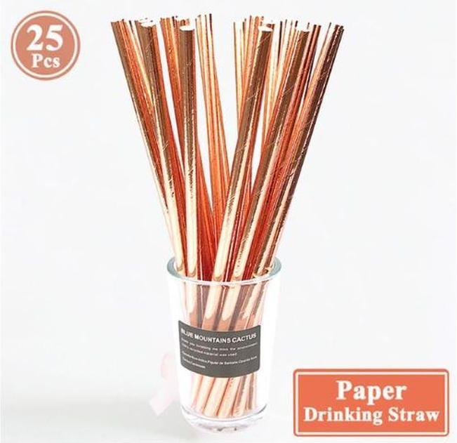 Produktbild MU Style Pure Series Papier Strohhalme (25 Stk.) (25 x)