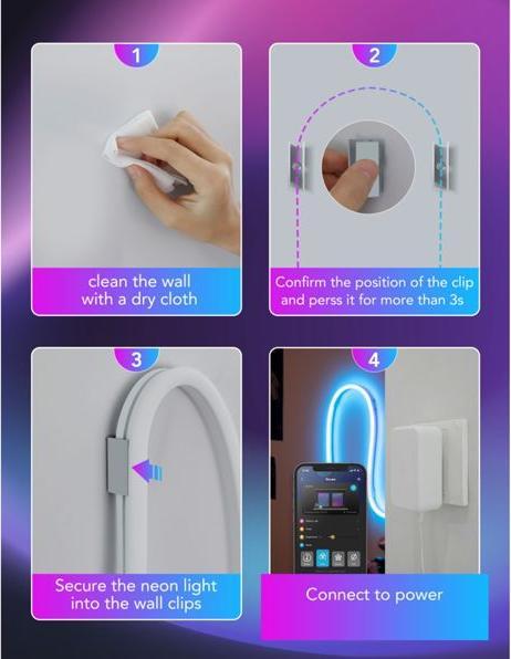 Produktbild Govee Neon Rope Light 2 Bracket