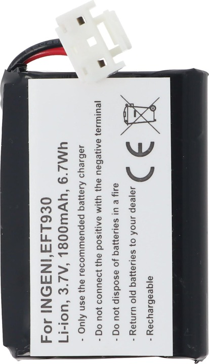 Actual product image Sagem Battery Monetel EFT930, EFT930B, EFT930G (1 pcs., Device specific, 1800 mAh, Battery + charger)