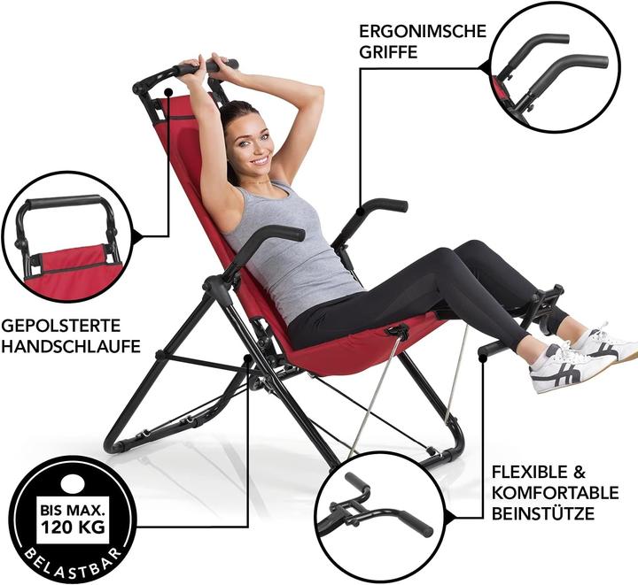 Image du produit Maxxmee Inversionstrainer Deluxe klappbar (bis 120 kg)