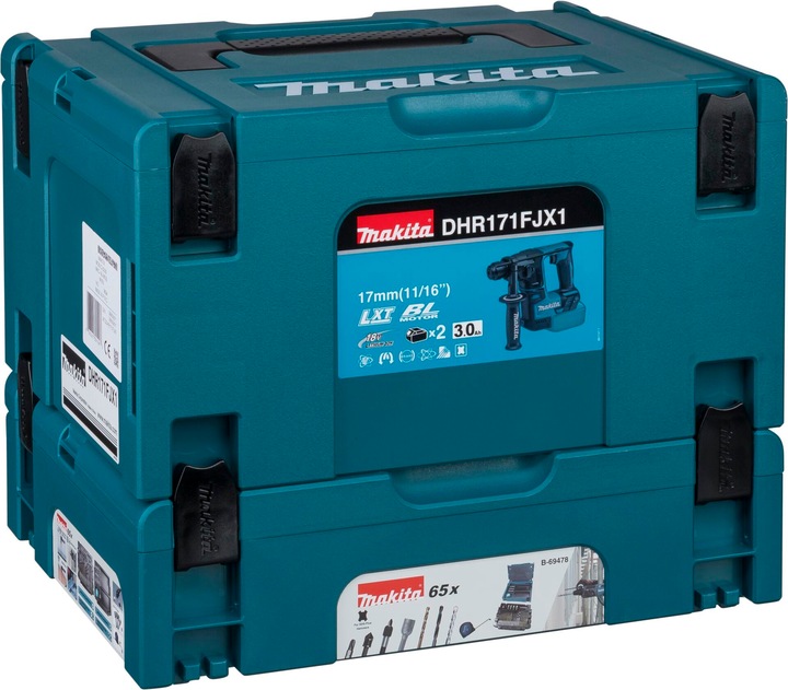 Actual product image Makita DHR171FJX1 cordless hammer drill (Rechargeable battery operated)