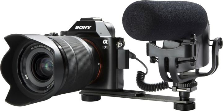 Actual product image Boya BY-C01 Aluminium camera rail (Mounting bracket)