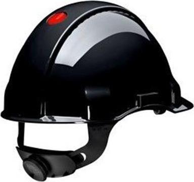 3M Sikk hjelm G3000 stilleskrue 54-62 sort (54 - 62 cm)