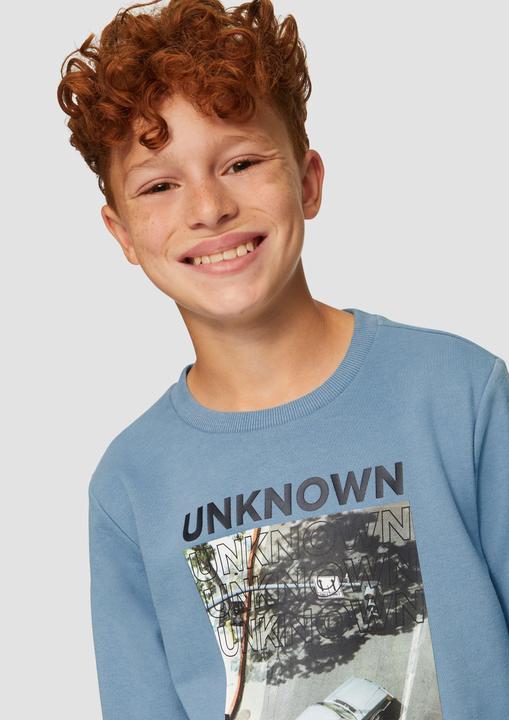 Produktbild s.Oliver Sweatshirt Sweatshirt mit Fotoprint (M)
