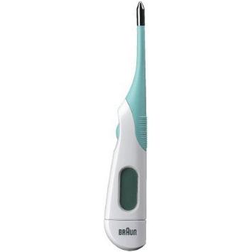 Braun, Fieberthermometer, DUPLIKAT PRT 1000 Kontakt Türkis, Oral, Rechteckig, Unterarm (Rektal, Mund, Achselhöhle)