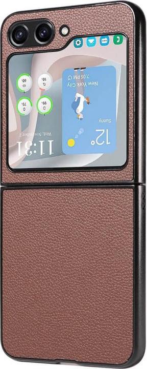 Produktbild Cover-Discount Galaxy Z Flip5 - Hybrid Schutzhülle braun (Samsung Galaxy Z Flip5)