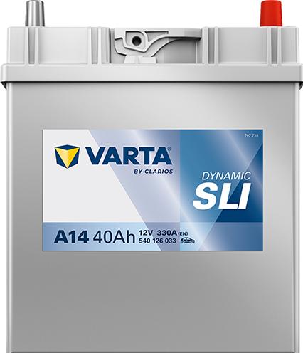 Produktbild Varta Blue Dynamic A14 (12 V, 40 Ah, 330 A)