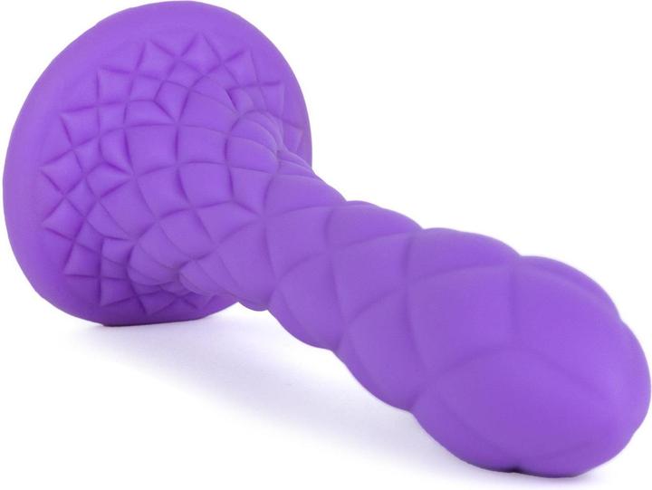 Actual product image Silexd Dreamy Dildo Fantasy Flüssigsilikon Thermoreaktiv Violett 18,5 Cm