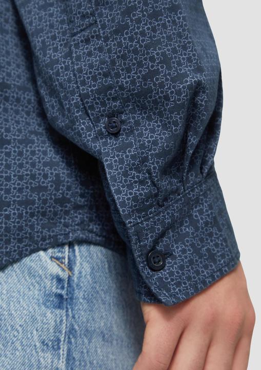 Produktbild S.Oliver Hemd Regular Fit: Hemd mit All-over-Print (XS)