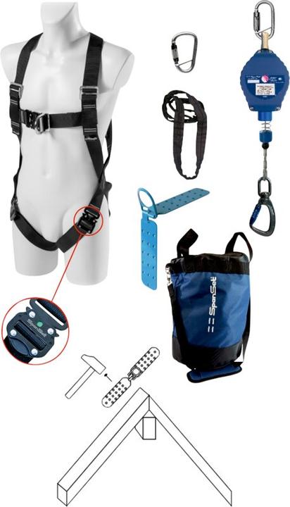 Produktbild SpanSet Holzbau Safety-Kit SK-801/802/803 (Höhensicherungsset, 100 kg)