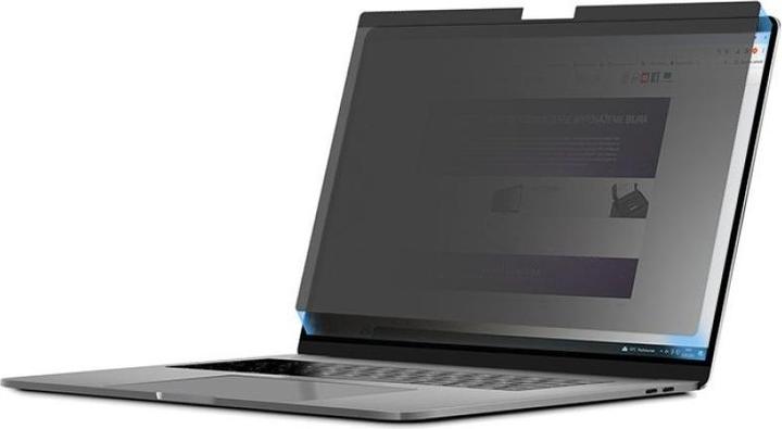 Qoltec GDPR Blickschutzfilter für MacBook Air 13 6 | Magnetisch | Augenschutz (13.60", 16:9)
