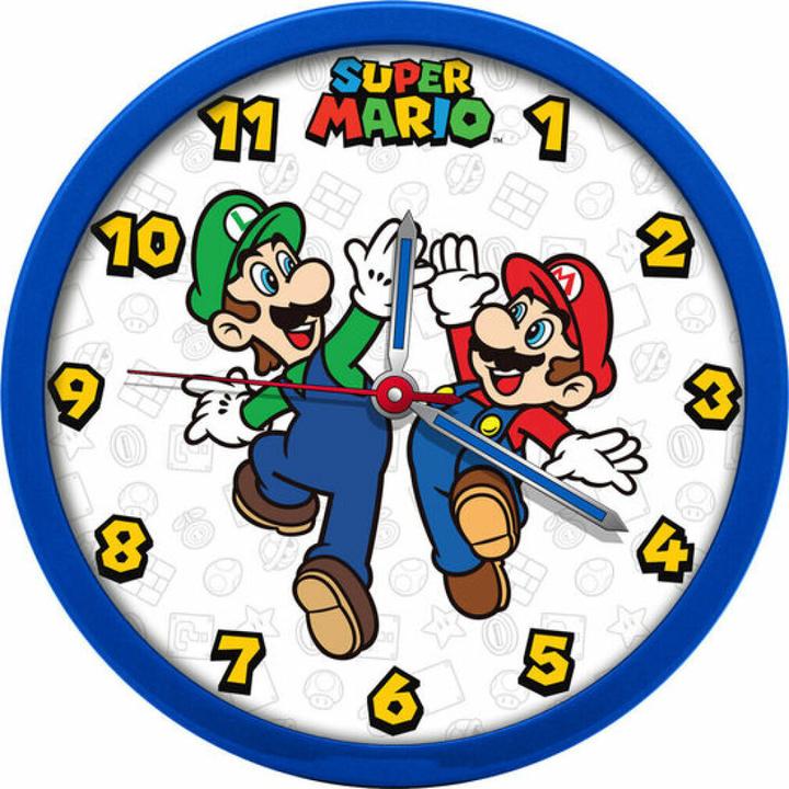Actual product image Super Mario wall clock (24 cm)