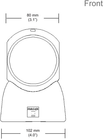 Actual product image Honeywell Metrologic MS7120 Orbit 1D (1D barcodes)