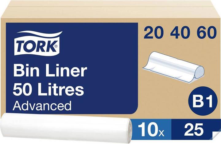 Tork Abfallsäcke 50 l Transparent B1 (10 x, 50 l)