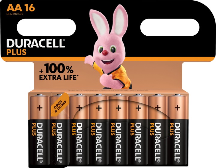 Produktbild Duracell Plus (16 Stk., AA)